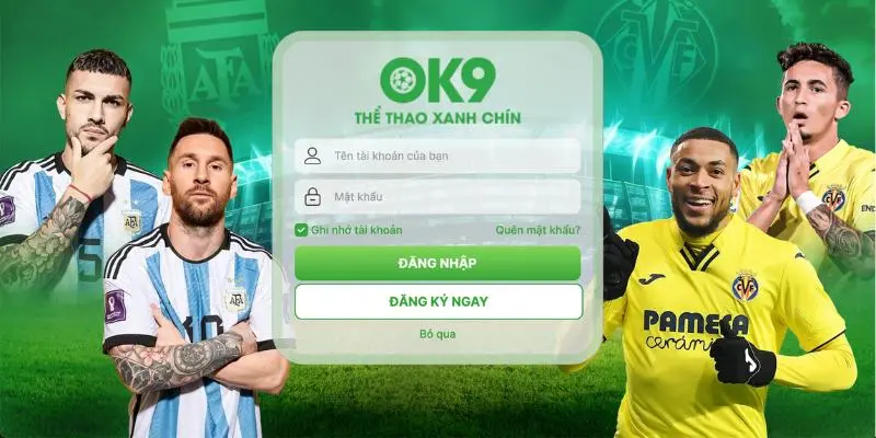 Hướng dẫn đăng nhập ok9